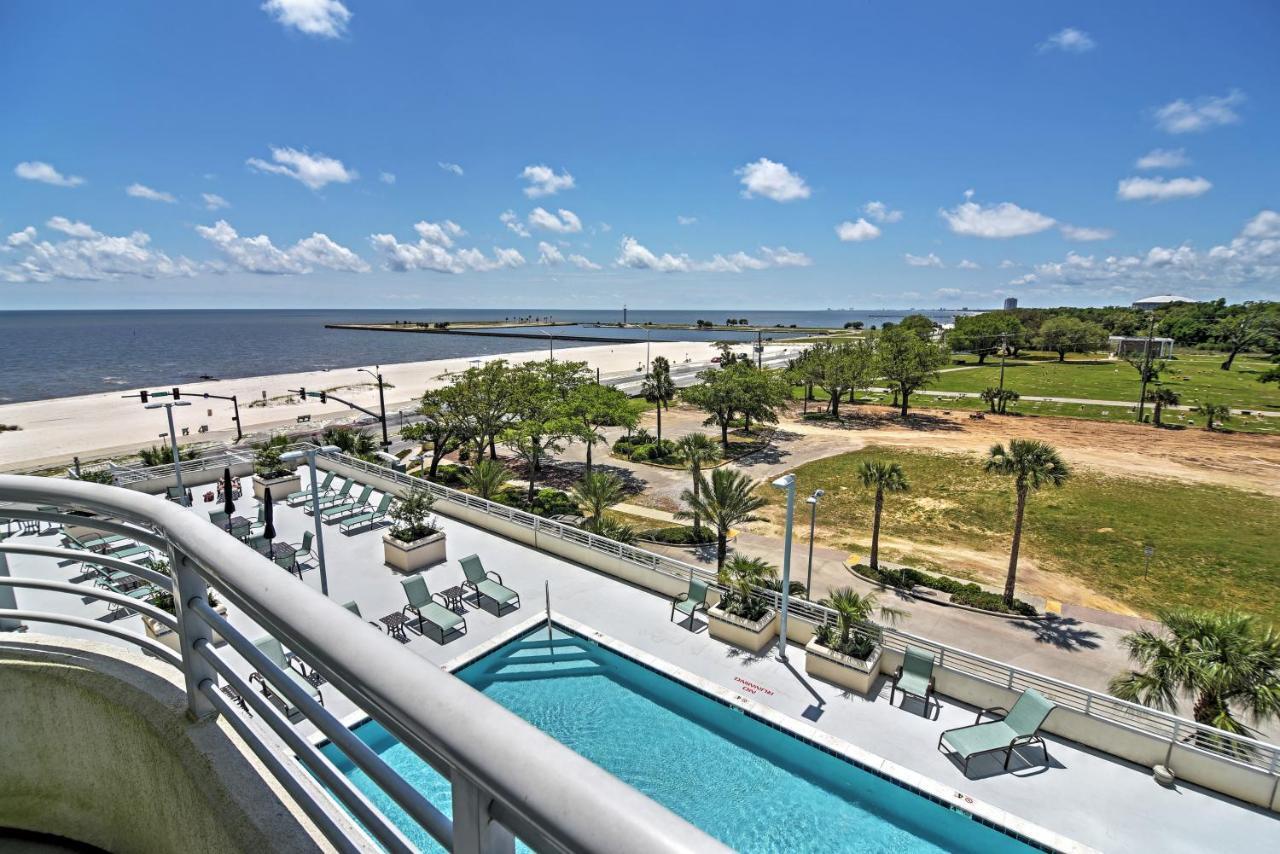 Beachside Biloxi Club Condo Balcony With Ocean View 外观 照片